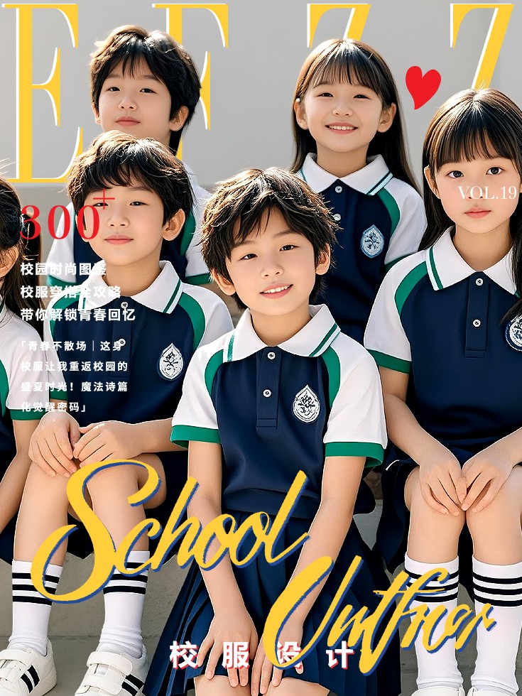 EFZZ國際校園時尚密碼：春夏校服新風尚VOL.19圖鑒