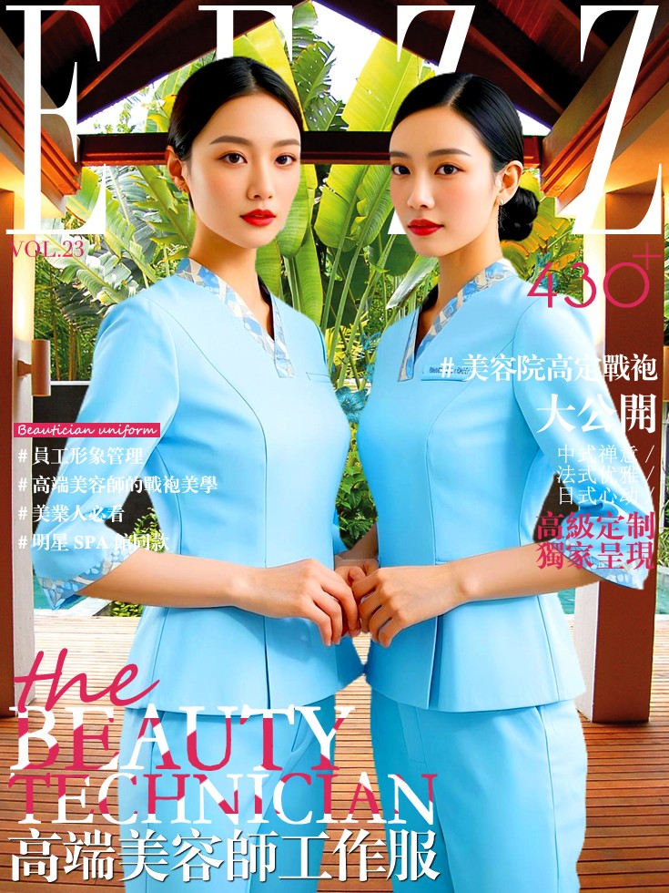 高端美容師工裝指南！按摩女技師爆款制服圖鑒