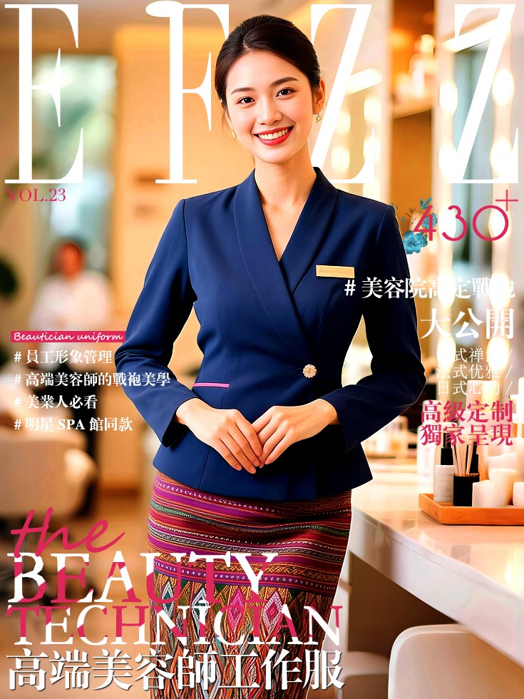 高端美容師工裝指南！按摩女技師爆款制服圖鑒