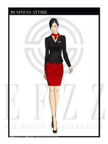 女時(shí)尚OL職業(yè)裝設(shè)計(jì)圖1202