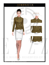新款原創女秋冬職業裝套裙款服裝款式圖1462