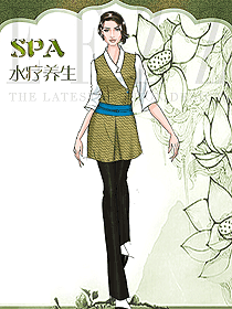 原創制服設計女款醫療美容會所服裝款式圖632