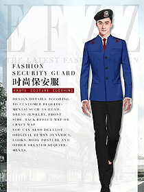 長(zhǎng)袖男款保安服西裝服裝款式圖086