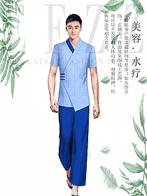 新款美容養生技師工作制服設計圖864