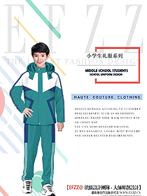 原創(chuàng)設(shè)計(jì)男款沖鋒衣學(xué)生服校服款式圖178