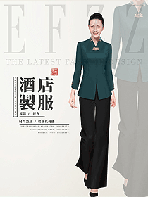 女款中餐廳服務(wù)員制服設(shè)計圖2244