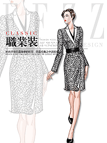 女職業裝夏裝制服設計圖1111