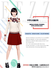 原創(chuàng)設(shè)計學(xué)生服校服款式圖271