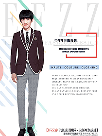 原創(chuàng)設計學生服校服款式圖275