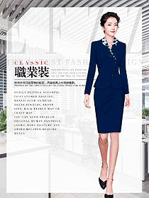 OL通勤裝女秋冬職業裝設計圖2004