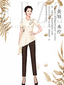 原創(chuàng)服裝設計水療會所咨客制服設計圖589