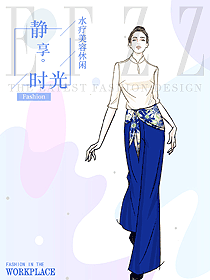 原創(chuàng)制服設(shè)計按摩技師服裝設(shè)計圖1522