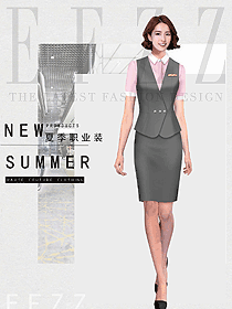 原創設計女夏裝制服設計圖1184