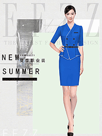 新款女職業裝夏裝服裝款式圖1202