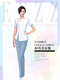 美容養生會所技師制服設計圖955