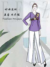 原創制服設計按摩技師服裝設計圖1570