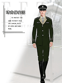 時尚保安服西裝制服設(shè)計(jì)圖095