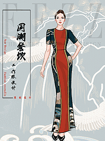 星級酒店制服迎賓服務(wù)生唐服設(shè)計高清大圖
