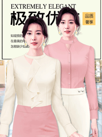 夏季時尚女襯衣OL職業(yè)裝款式效果圖設(shè)計方案