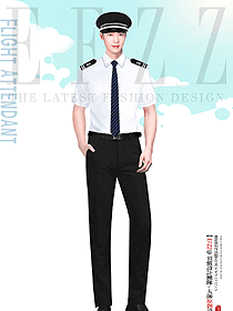 航空公司空乘服務人組機務制服設計圖