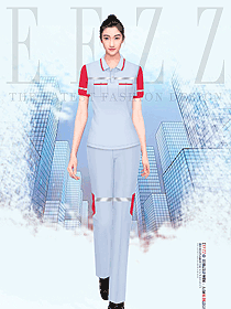 鐵路地勤員工工作制服夏季服裝設(shè)計