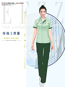 國產(chǎn)汽車4S店車輛維修檢測員工工作服定制圖