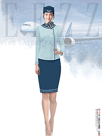 航空空姐制服職業(yè)套裝裙定制設(shè)計(jì)原創(chuàng)方案