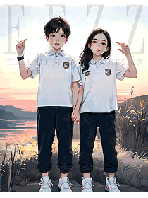 校服小學(xué)生夏季幼兒園園服短袖班服