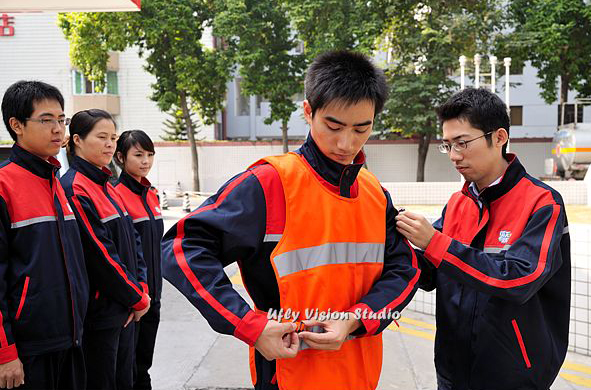 中石化香港加油站員工制服設(shè)計(jì),加油站工作服,加油工服,加油員服裝