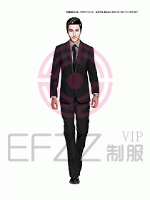男職業裝西服設計圖286