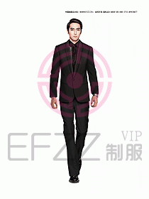 男職業裝西服設計圖334