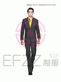 男職業裝西服設計圖348