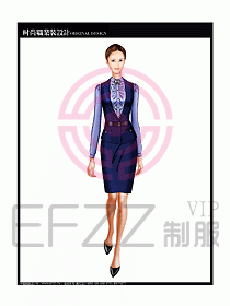 女職業裝襯衫馬夾設計圖252