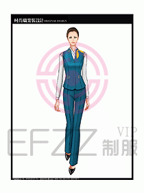 女職業裝襯衫馬夾設計圖279