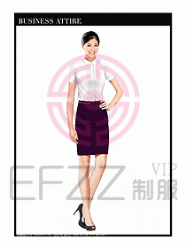 空姐職業服裝設計效果圖437