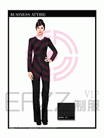 空姐職業服裝設計效果圖471