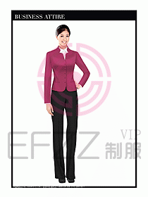 空姐職業服裝設計效果圖474