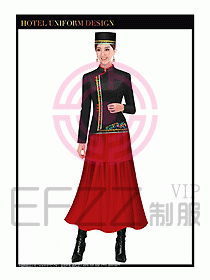 酒店門童行李生制服設(shè)計832