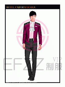 酒店門童行李生制服設(shè)計圖909