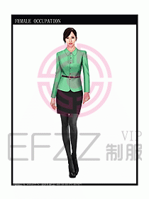 專賣店營業(yè)員服裝設(shè)計圖1012