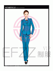 專賣店營業(yè)員服裝設計圖1165