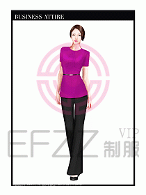 專賣店營業員服裝設計圖1215
