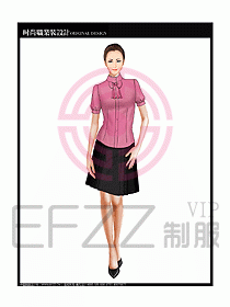 女職業(yè)裝短袖襯衫設(shè)計圖246