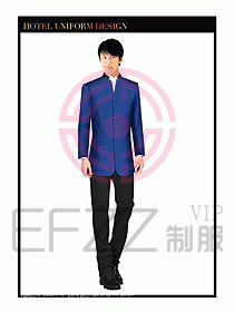 酒店大堂服務員制服設計圖694