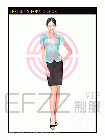 SPA按摩技師制服設(shè)計(jì)圖853