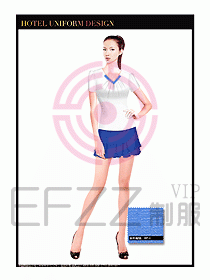 SPA按摩技師制服設(shè)計(jì)圖887