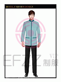 酒店制服客房服務(wù)員工衣設(shè)計(jì)399