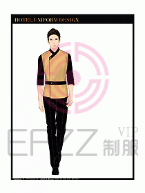 酒店制服客房服務(wù)員工衣設(shè)計411