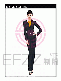 職業(yè)空姐裝制服設(shè)計(jì)圖534