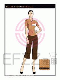 SPA水療會所服務(wù)員服裝設(shè)計374